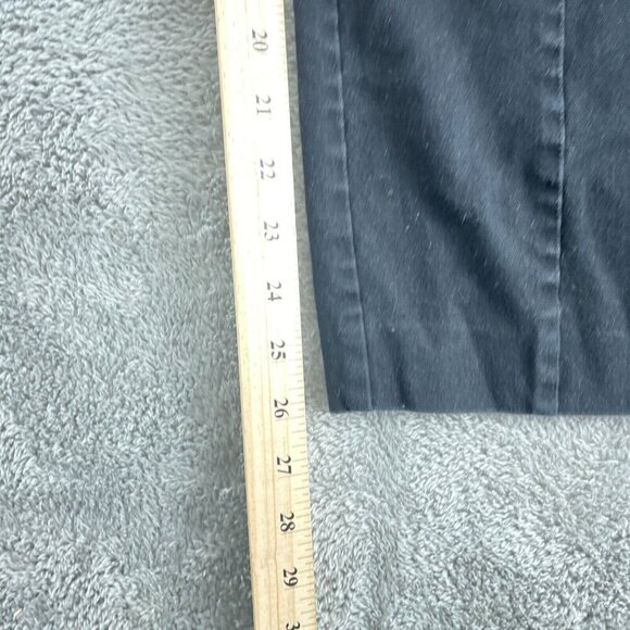 Alfani Womens Black Slim Fit Pants With Zipper Pockets Size 12 Short 5843 - Picture 7 of 9